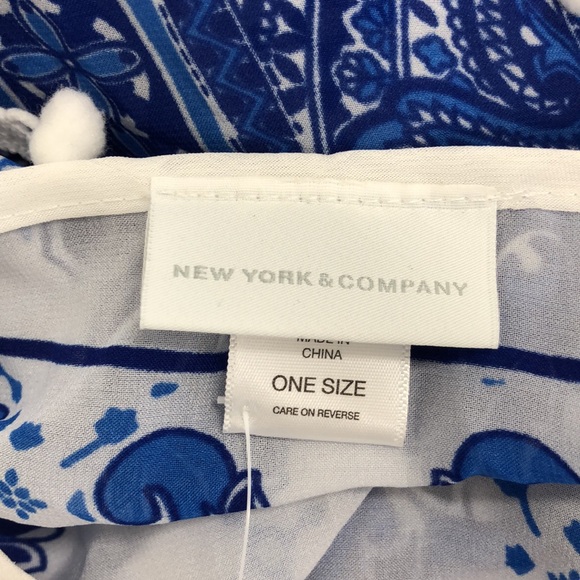 NWT New York & Company Beach Poncho Kimono Cover Up - Picture 5 of 7